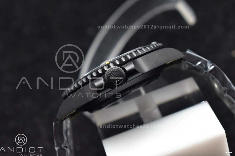 DLC VSF Bracelet DIW Dial 1:1 Best VS3135 on Edition Submariner Yellow Black DLC 0504